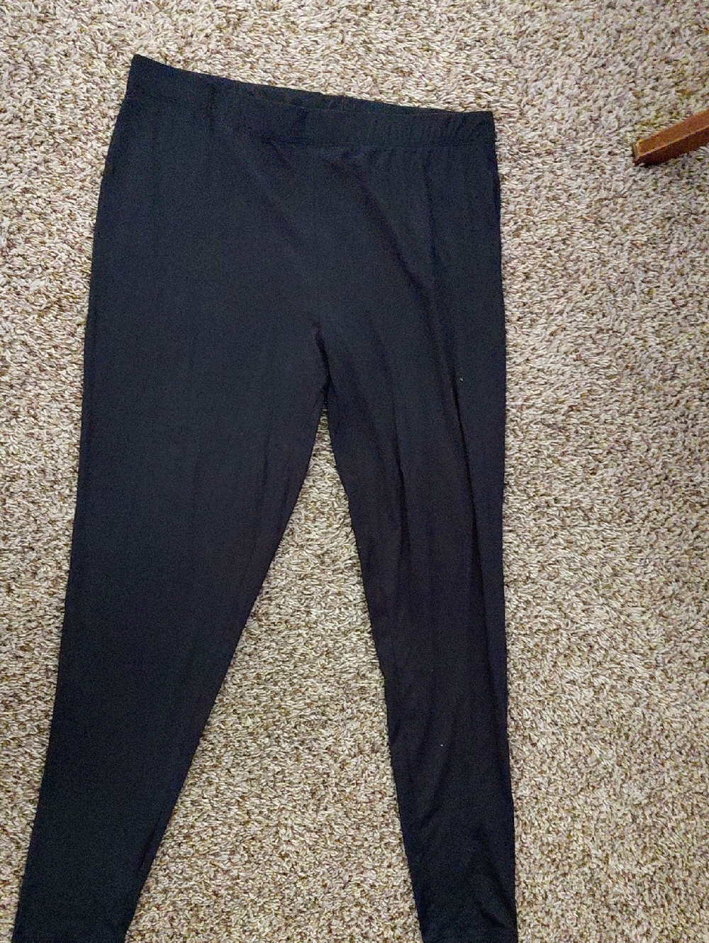 Serra Black Stretch Ponte Pull-On Leggings